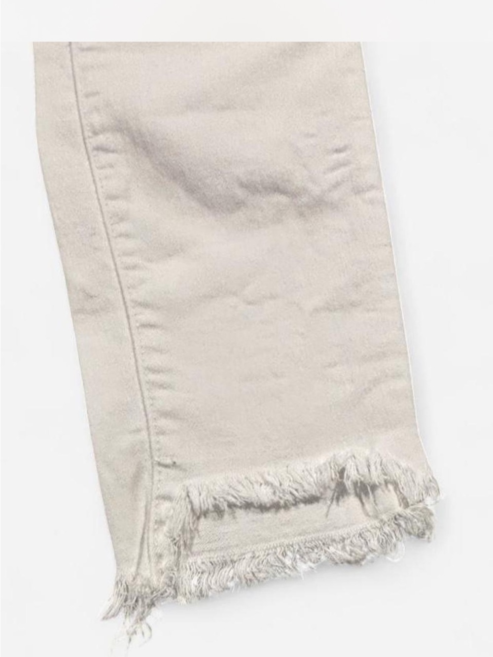 Madewell 10” High Rise Skinny Button-Fly Jeans with Frayed Hem - Picture 2 of 6